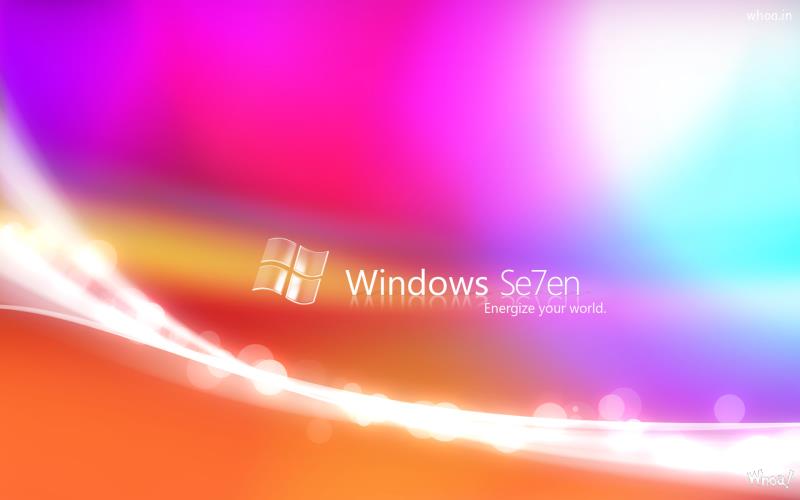Windows 7 Multicolored HD Wallpaper 