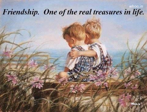 Friendship One Of The Real Treasures In Life Quote HD Wallpapers