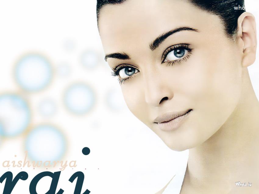 Aishwarya Rai Beautiful Close Up Shining Eyes HD Wallpaper
