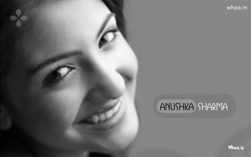 Anushka Sharma Black And White Clouse Up Hd Wallpaper