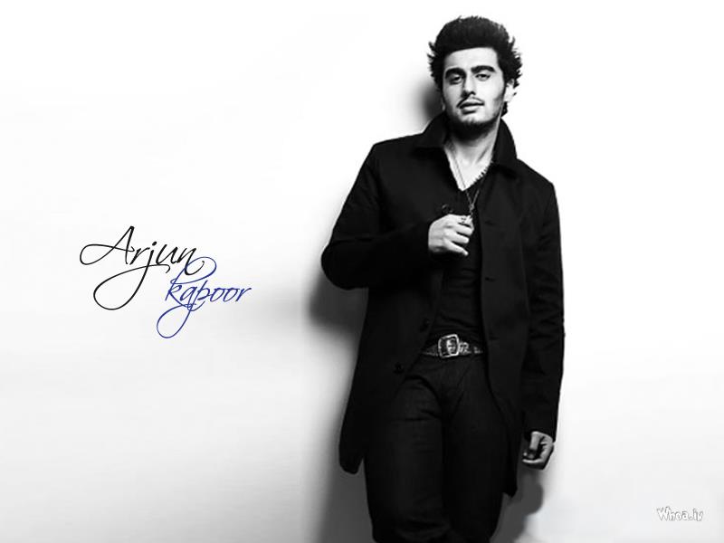 Arjun Kapoor In Black Suit White Background Hd Wallpaper