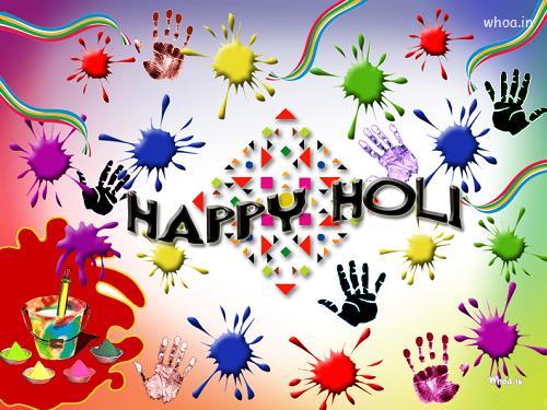 Happy Holi Like A Crackers Colorful Hd Wallpaper
