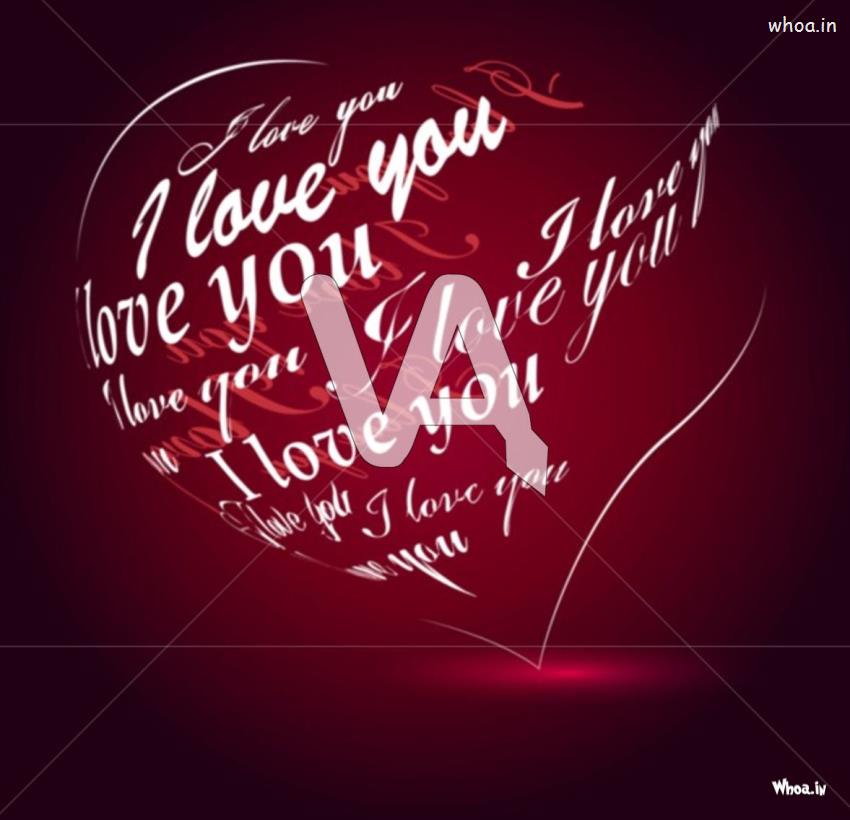 Red I Love You Image