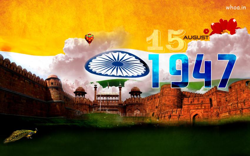 15Th August 1947 Red Fort Wallpaper