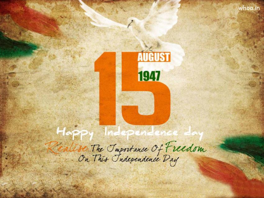 Happy Independence Day 15Th August Paper Art Hd Wallpaper