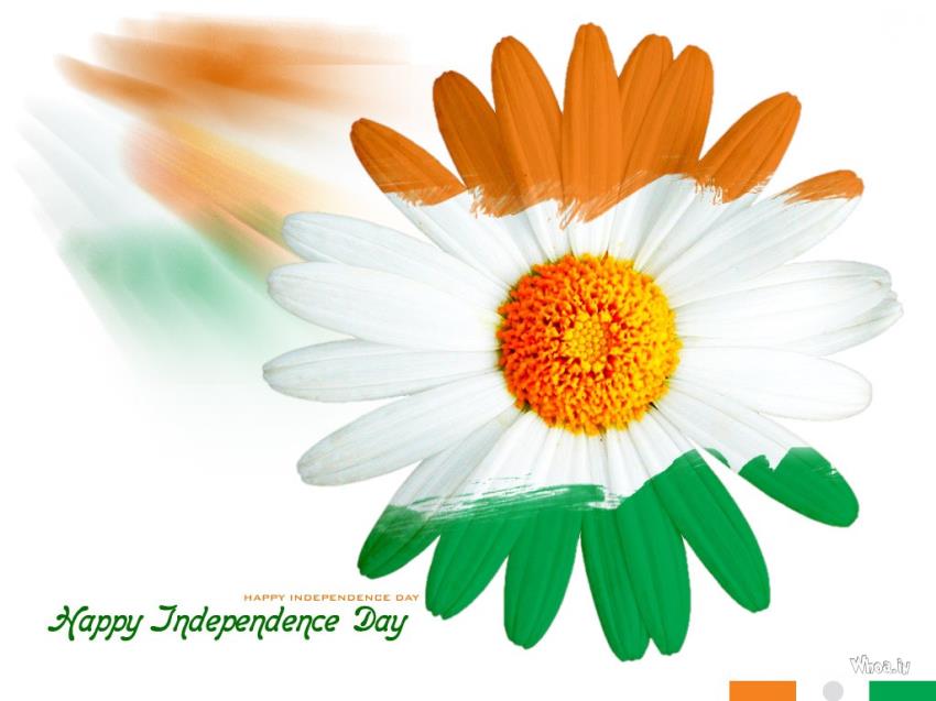 Happy Independence Day Flower