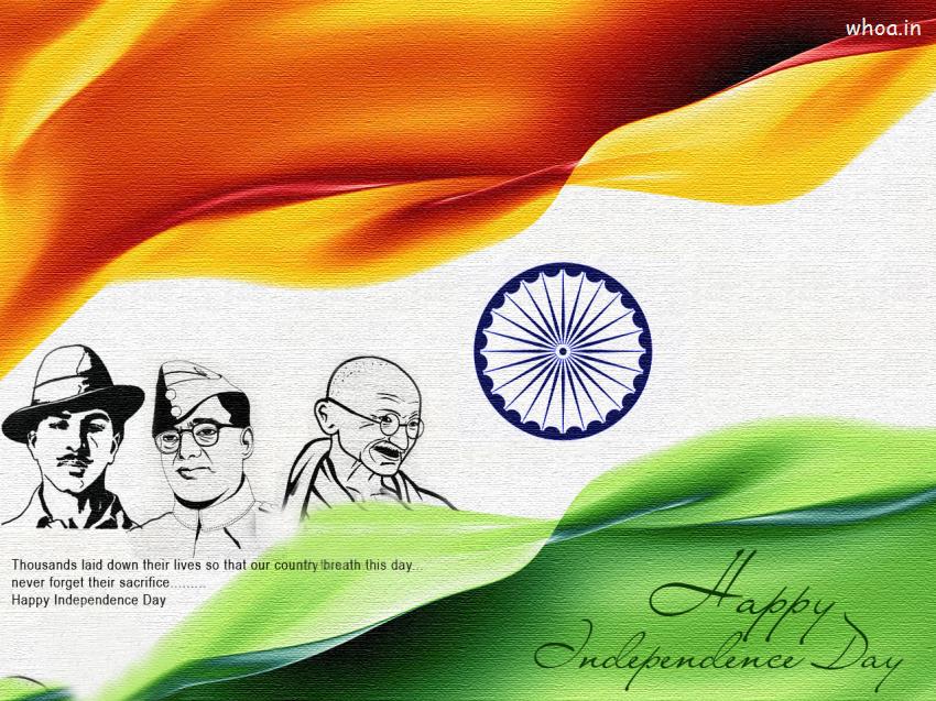 Happy Independence Day Indian Freedom Fighter