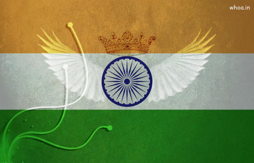 Indian Flag Art Of King Hd Wallpaper