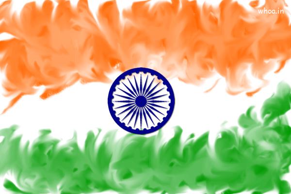 Painting Of Indian Flag