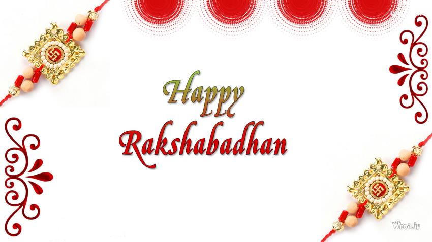 Raksha Bandhan Greetings Cards White Hd Wallpaper