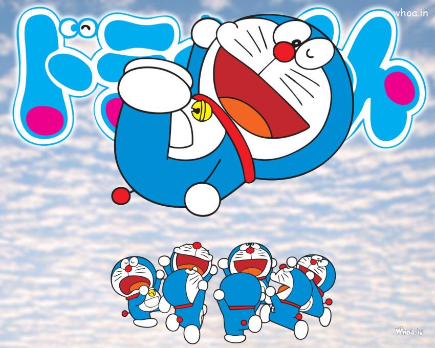 Different Doraemons Wallpaper