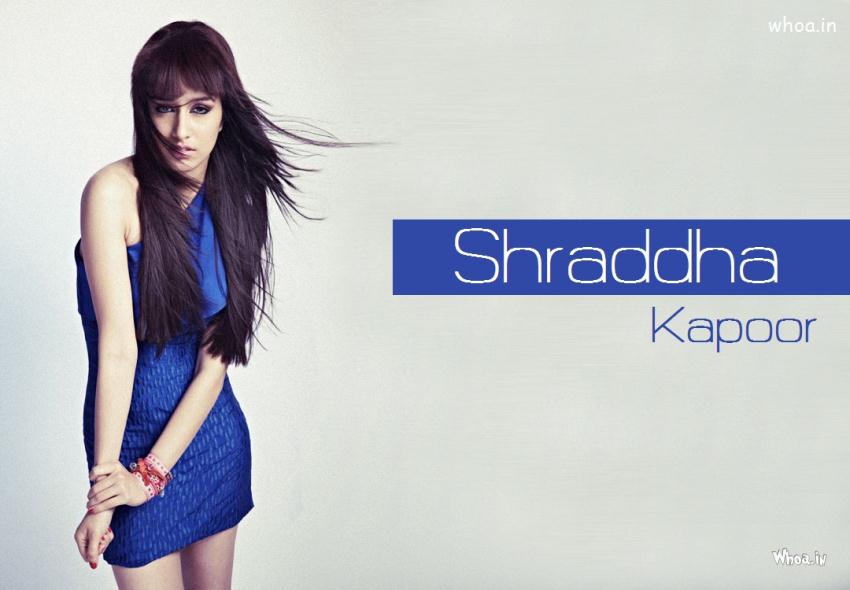 Hot Shraddha Kapoor In Blue Dress
