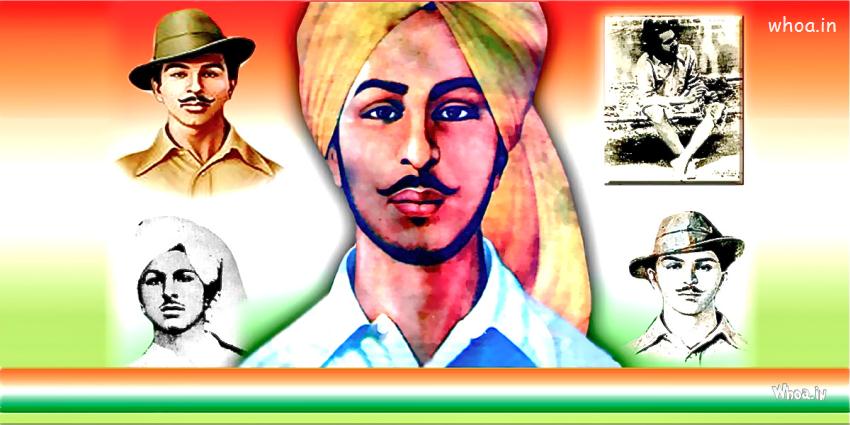 Shahid Bhagat Singh Different Looks Wallpaper