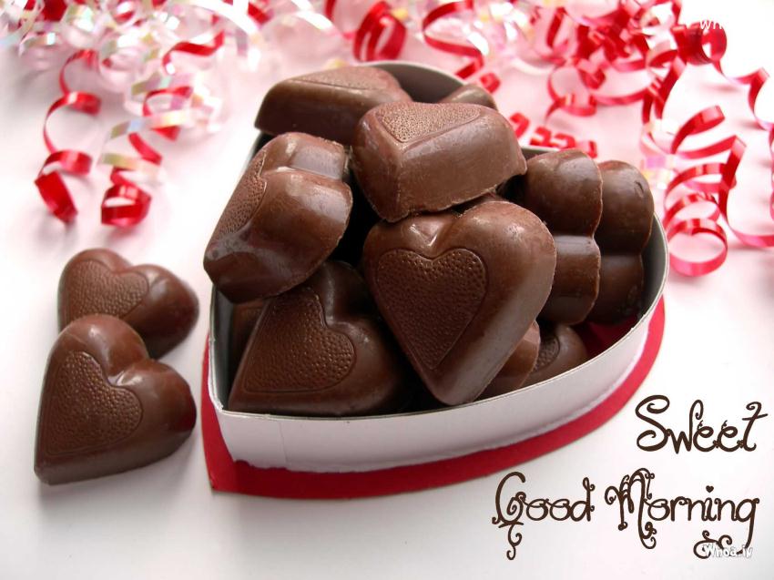 Sweet Good Morning With Sweet Chocolate