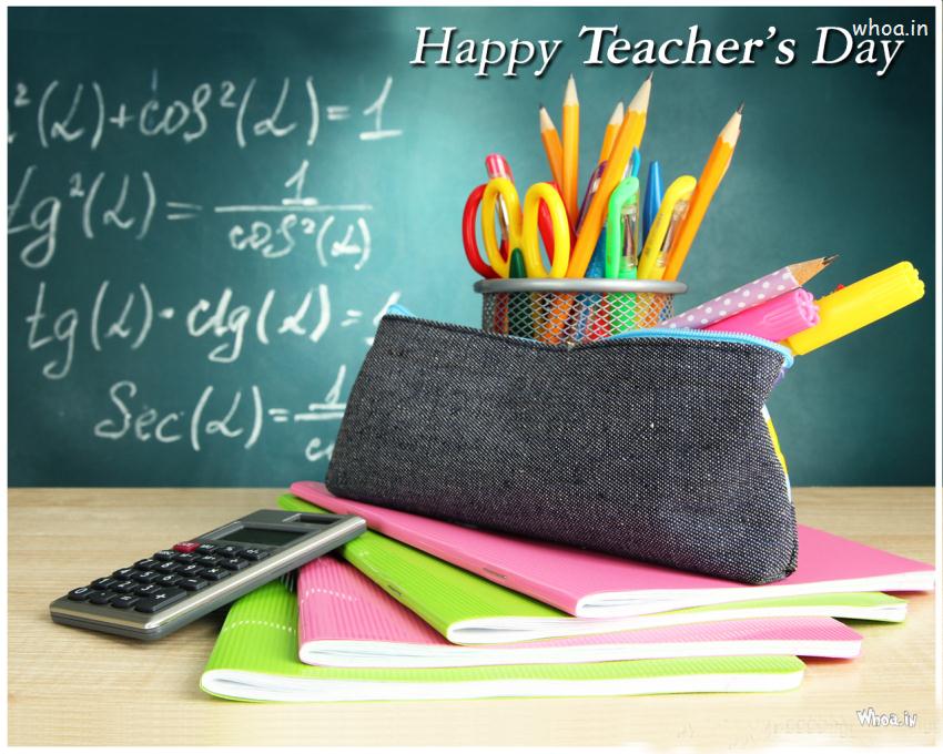 Teachers Day Colorful Wallpaper