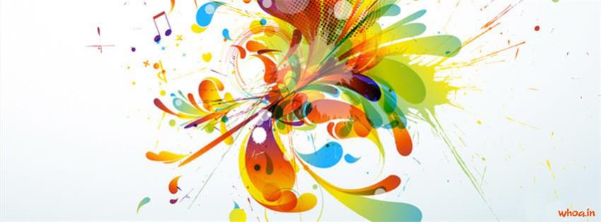 Abstract Art Colorful Painting Art Fb Cover