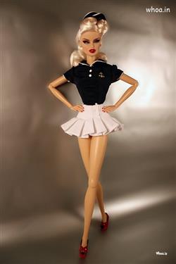 barbie doll princess in scurt