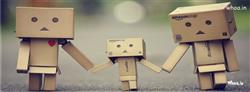 danbo robot couple and child fb cover
