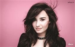 demi lovato photoshoot with flying hair