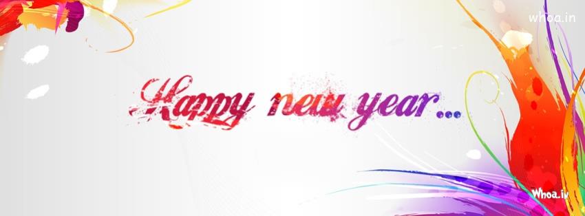 Colorful Happy New Year Fb Cover