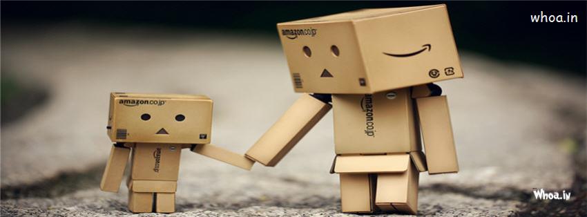 Danbo Robot And His Child Fb Cover