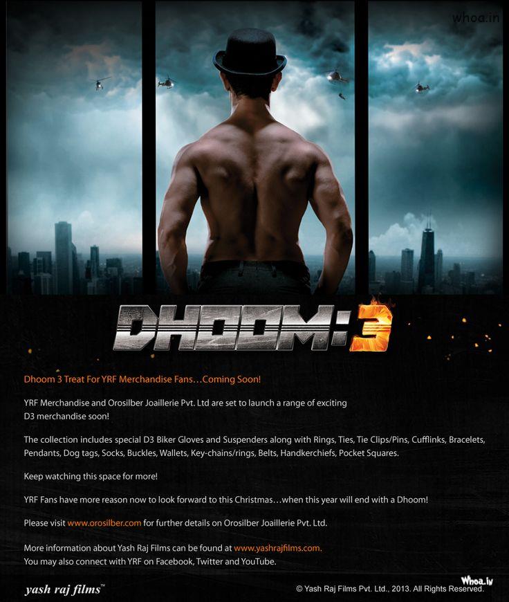 Dhoom 3 Action Movie Poster