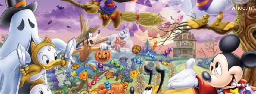 Halloween Disney Donald Duck Cartoon Fb Cover