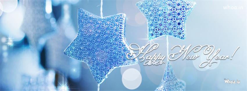 Happy New Year Blue Star Fb Cover