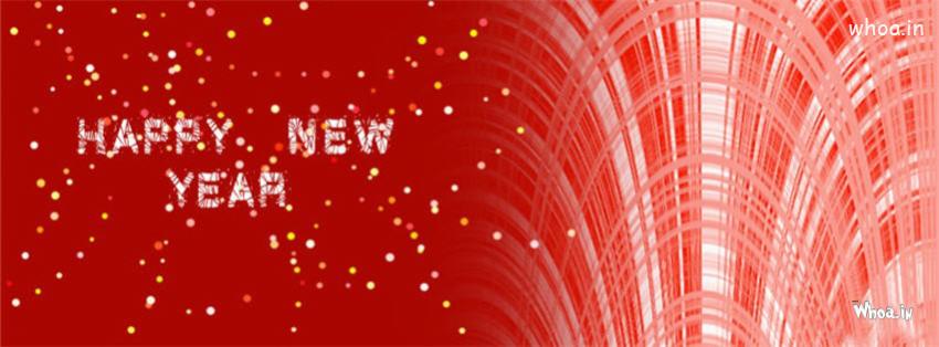 Happy New Year Red Fb Cover