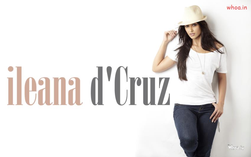 Ileana D'cruz With Hat Hd Wallpaper For Desktop