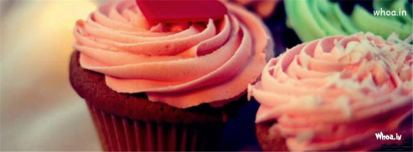Pink Cupcakes Facebook Cover