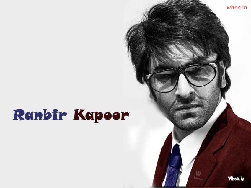 Ranbir Kapoor Black And White Wallpapers With Goggles