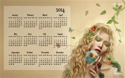 calendar 2014 beautiful hd wallpaper