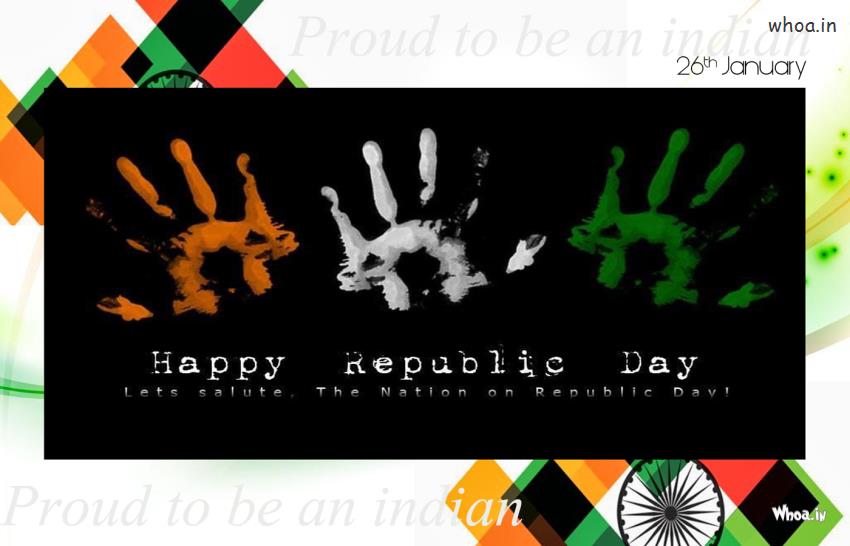 26Th January And Happy Republic Day Hd Wallpaper#11