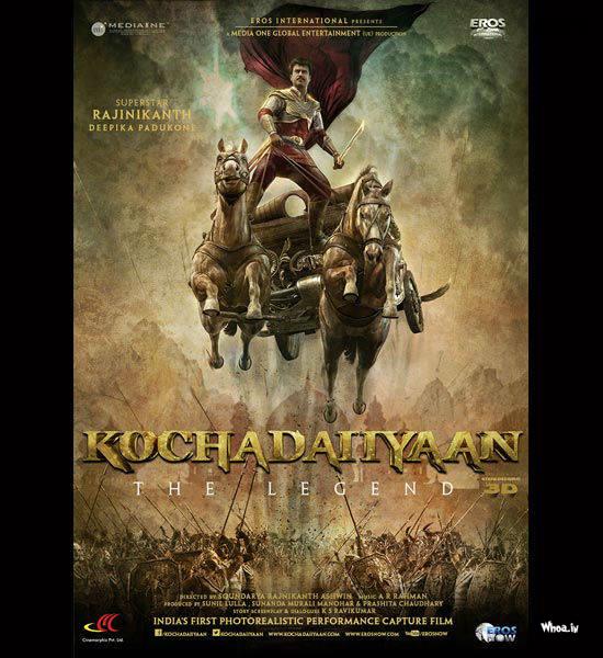 Sauth Indian Movie Kochadaiyaan Movie Poster#1