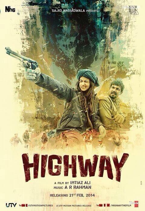 Bollywood Movie Highway Movie Poster 2014
