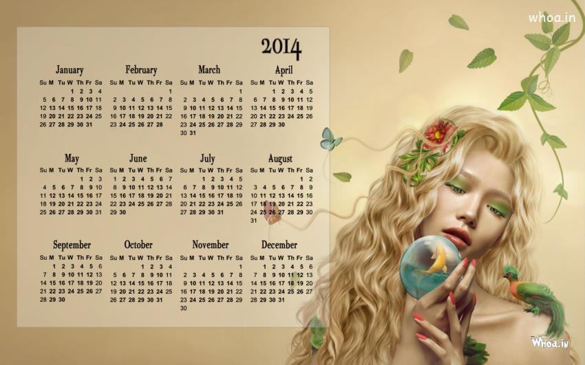 Calendar 2014 Beautiful Hd Wallpaper
