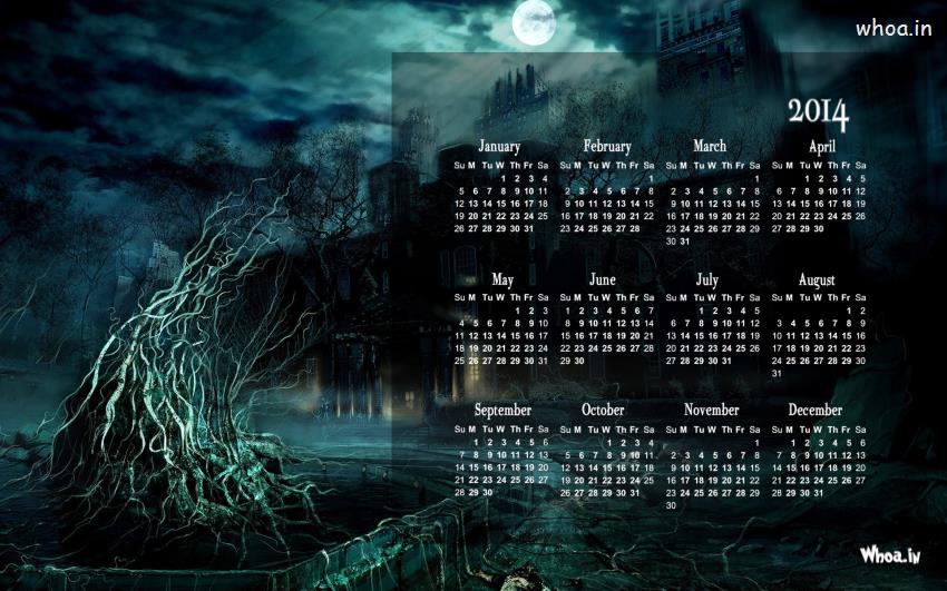 Calendar 2014 Dark Knight Wallpaper