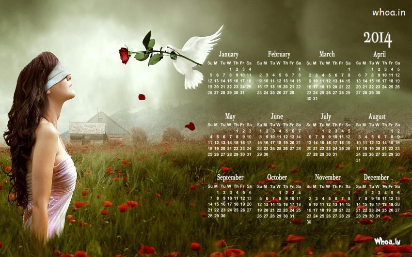 Calendar 2014 Natural Wallpaper For Desktop