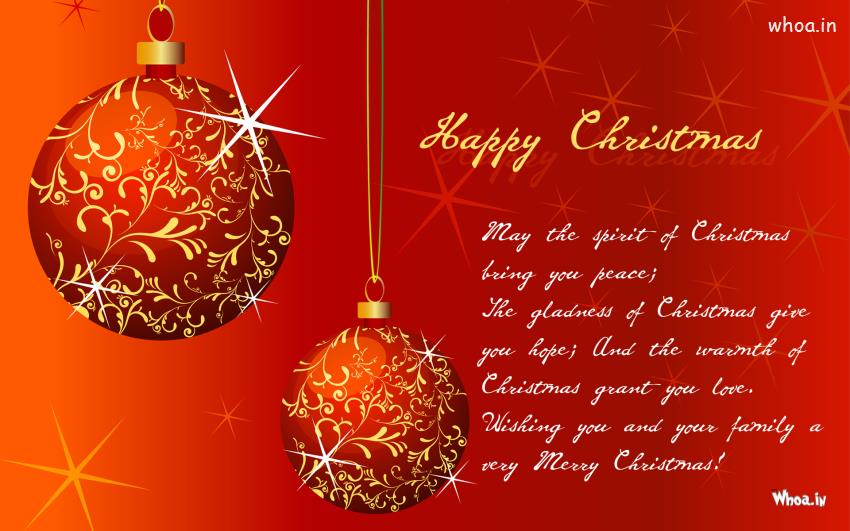 Happy Christmas Quotes Hd Wallpaper