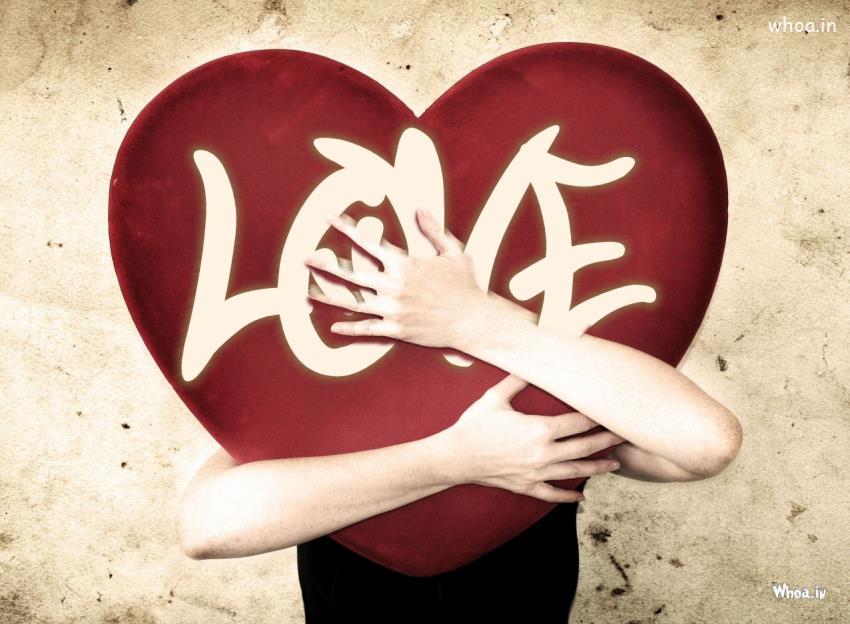 Love Heart In Hands Hd Wallpaper