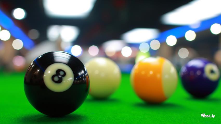 Pool Snooker Balls Desktop Wallpaper