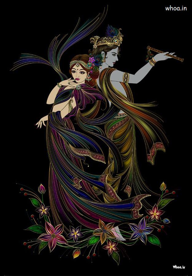 Featured image of post Black Radha Krishna Wallpaper Hd For Mobile / Radha and krishna are the symbols of divine love.