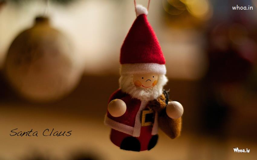 Small Santa Claus Toy Wallpaper