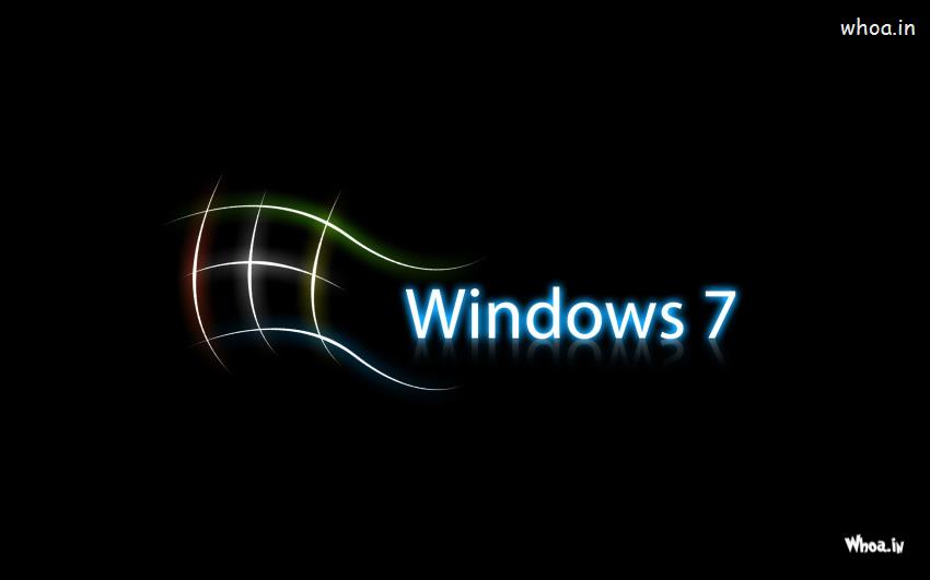 Windows 7 Dark Desktop Wallpaper