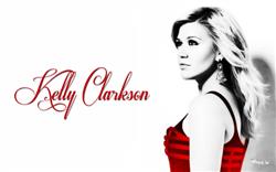Kelly Clarkson in Red Top Wallpaper