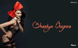 Sherlyn Chopra in Transparent Clothes