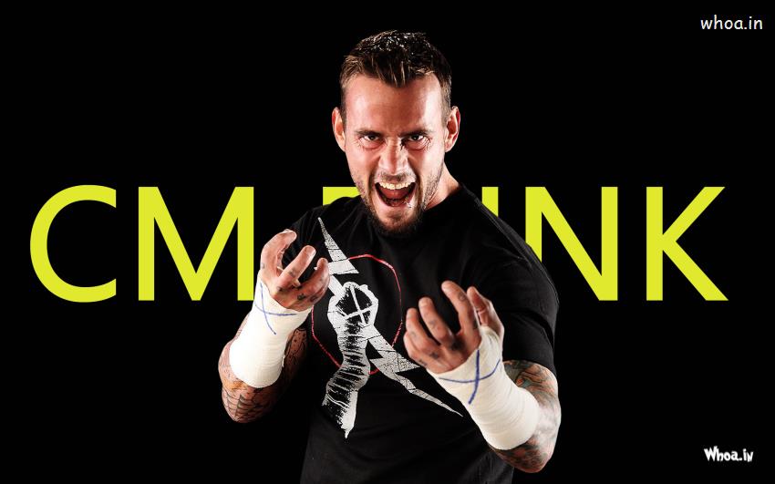 CM Punk Ready To Fight Wallpaper