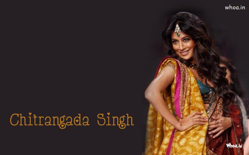 Chitrangada Singh Looking Beautiful In Multicolored Saree