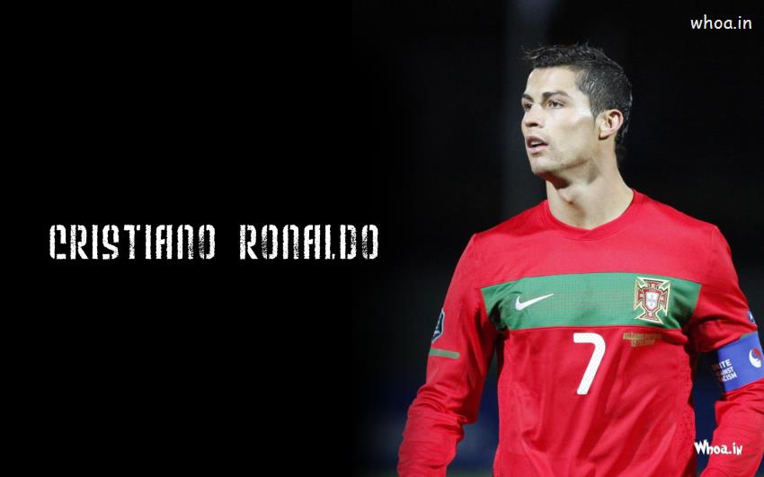 Cristiano Ronaldo In Black Background